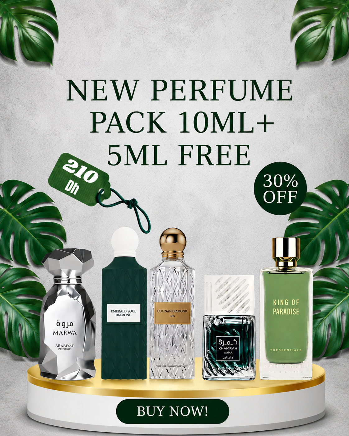 Pack decante 10ml + 5ml Free