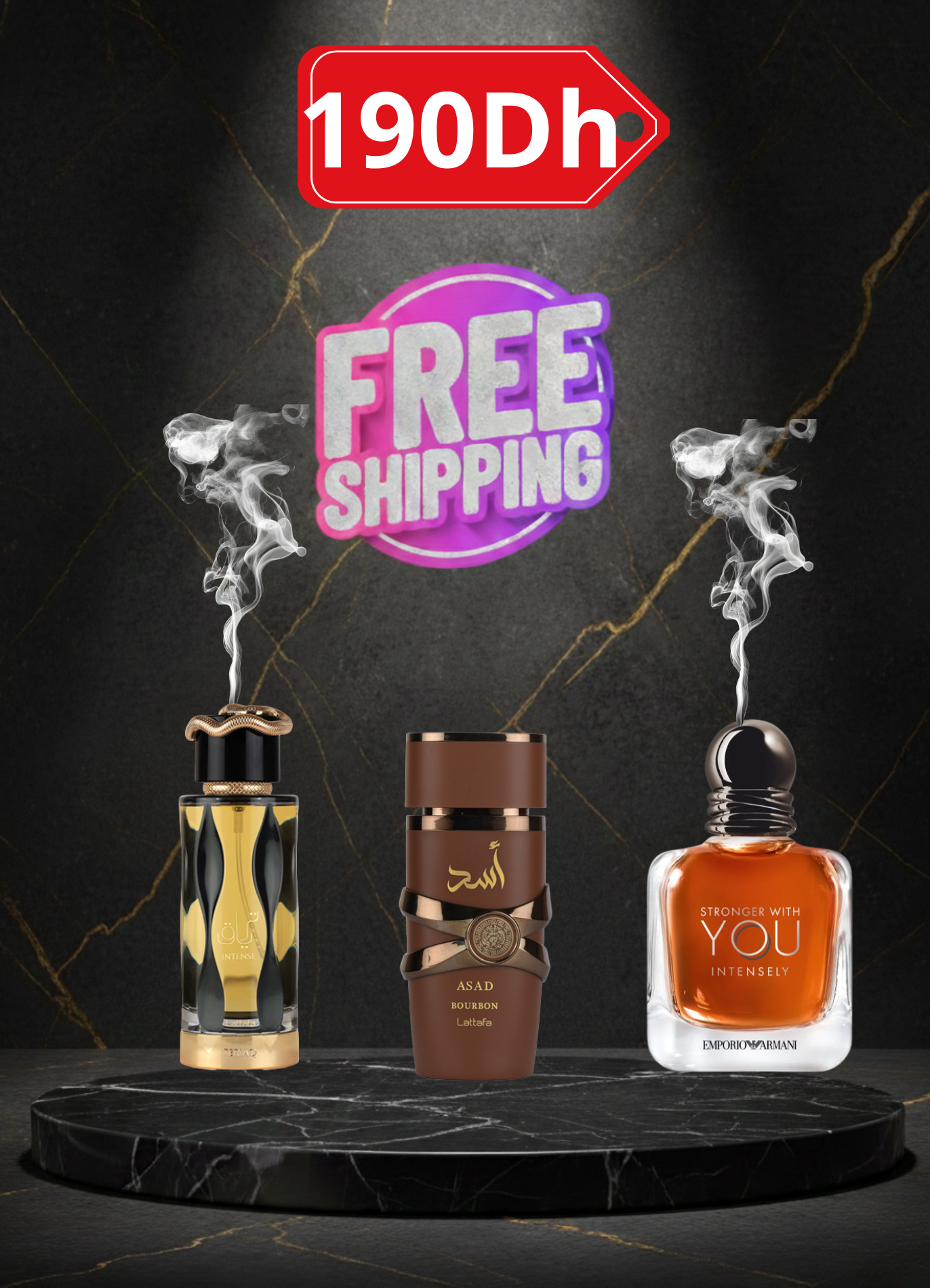 Intensly + Asad Bourbon + teriaq Intense