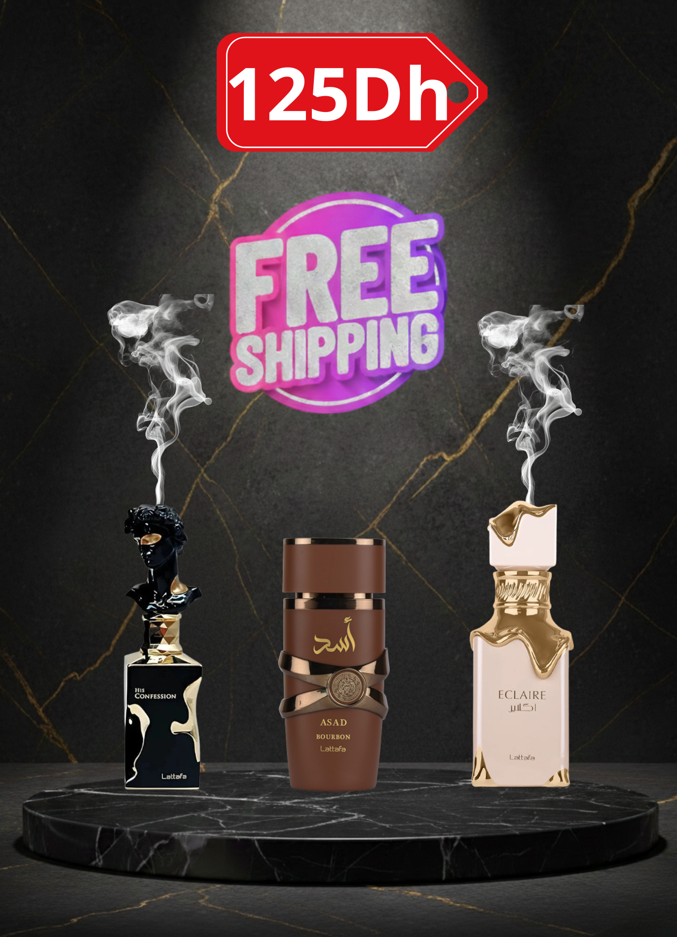 His confession +Asad Bourbon + Eclaire