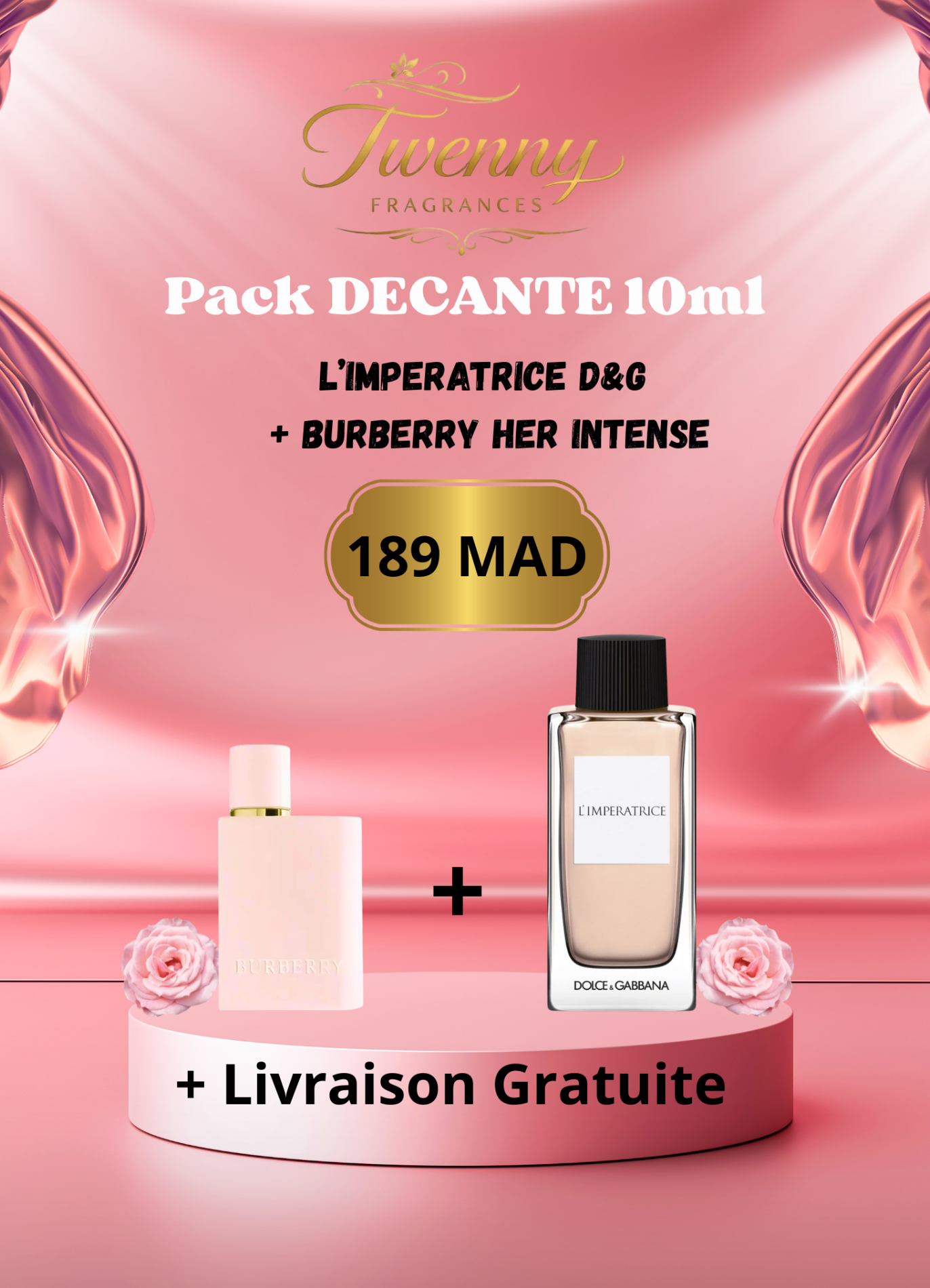 PACK : BURBERRY HER INTENSE + L'IMPERATRICE EDT